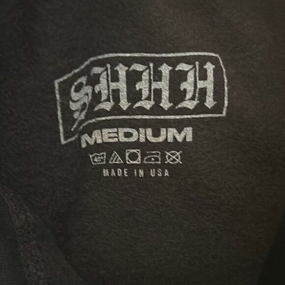 SHHH Bobby Shmurda Mens Medium Graphic Pants Joggers Black Activewear NWOT - Picture 4 of 6